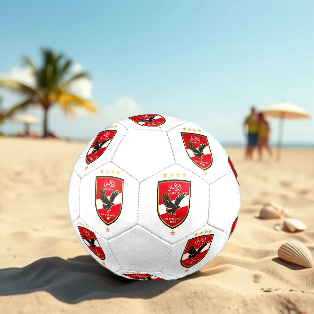Футбольный мяч Al Ahly SC, размер 5, машинная сшивка, ПВХ, прочный и с высоким отскоком, подходит для всех возрастов, фанатская атрибутика, для матчей и игр на открытом воздухе.