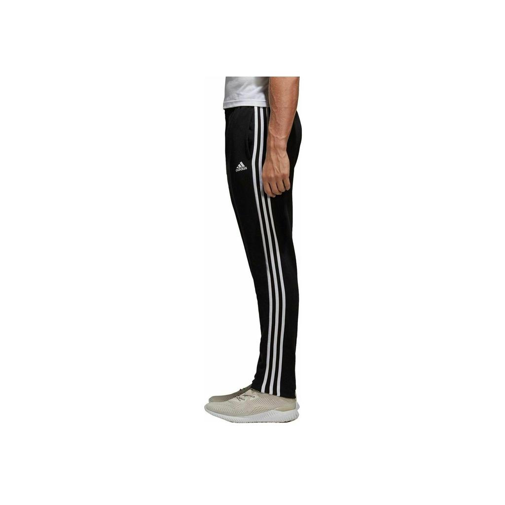 adidas Прямые спортивные брюки с вышивкой логотипа, мужские брюки, черные BK7446