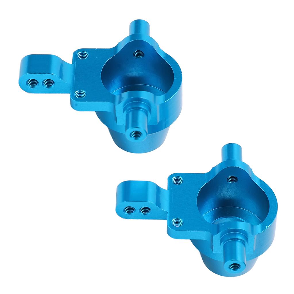 2 шт. Передняя поворотная цапфа, обработка на станке с ЧПУ, съемная, из алюминиевого сплава, поворотная цапфа для радиоуправляемой машины