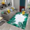 Зеленые Тропические Пальмовые Листья Закат Ковер Декор Гостиной Напольный Коврик Нескользящий Впитывающий Ковер для Кухни Ванной Прихожий Коврик