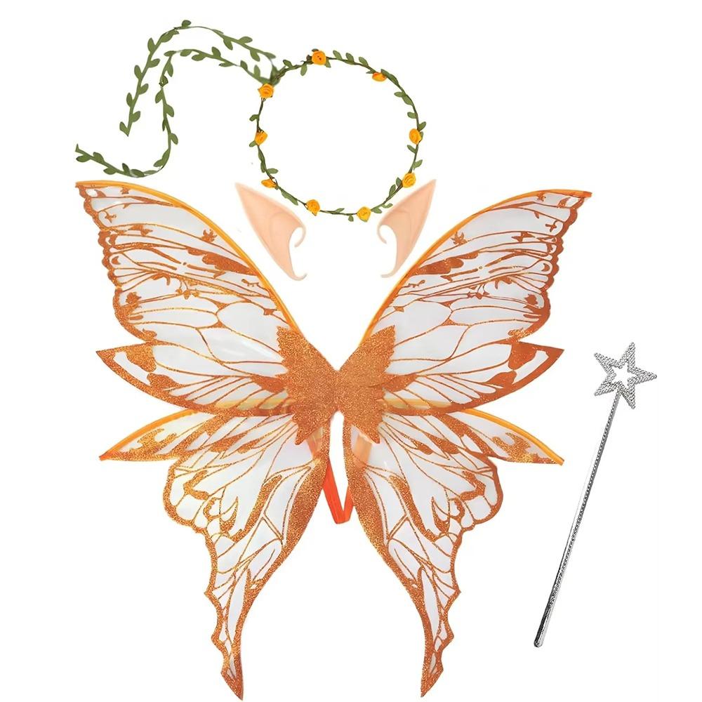 Lightweight Fairy Costume Wing Set Fluttering Wings Dress Up Wings Set Cosplay Costumes