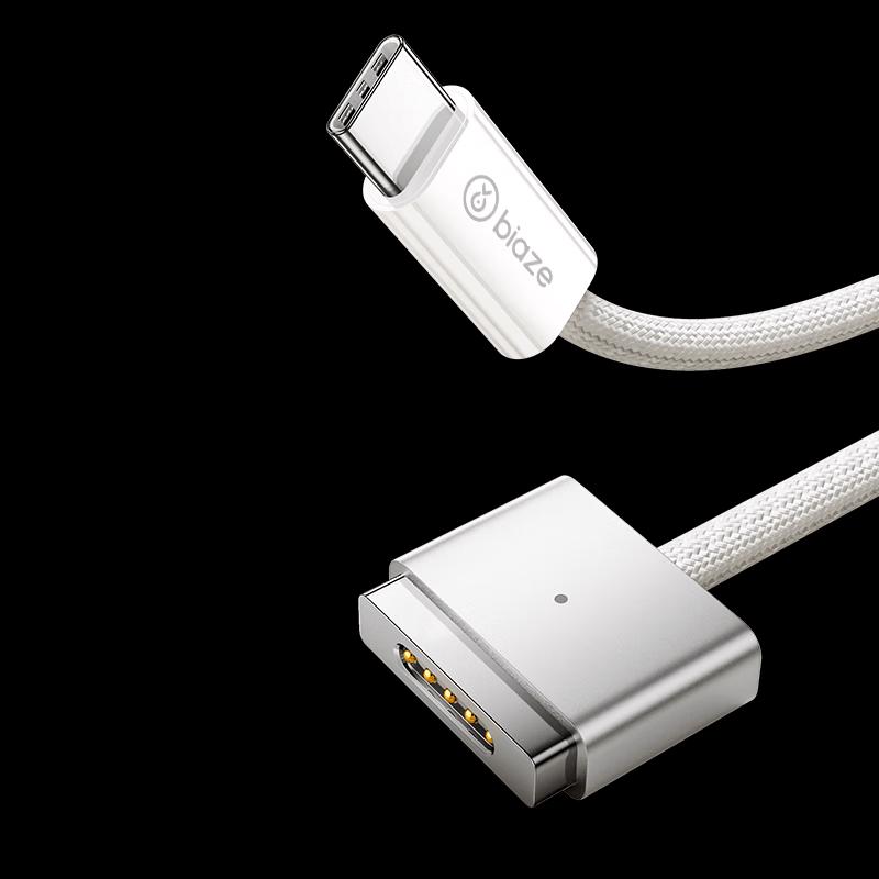 BIYAOZI Магнитный кабель для зарядки Type-C на MagSafe 2 для MacBook