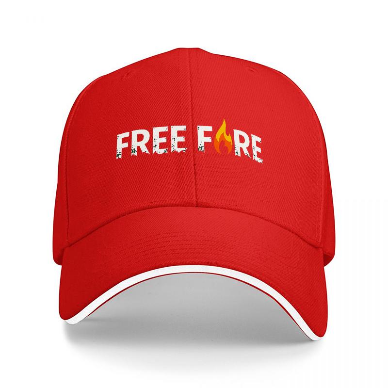 БЕЙСБОЛКА С ЛОГОТИПОМ FREE FIRE ЧЕРНАЯ С ДИЗАЙНОМ ПЛАМЕНИ Унисекс S РЕГУЛИРУЕМАЯ ШЛЯПА МОДНЫЙ СПОРТИВНЫЙ АКСЕССУАР ДЛЯ АКТИВНОГО ОТДЫХА