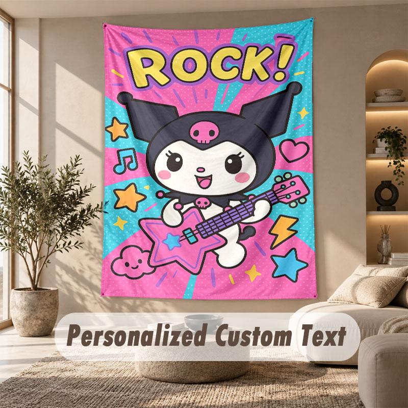 Wall Hanging Tapestry Art Cloth Bedroom Room Background DecorKuromi