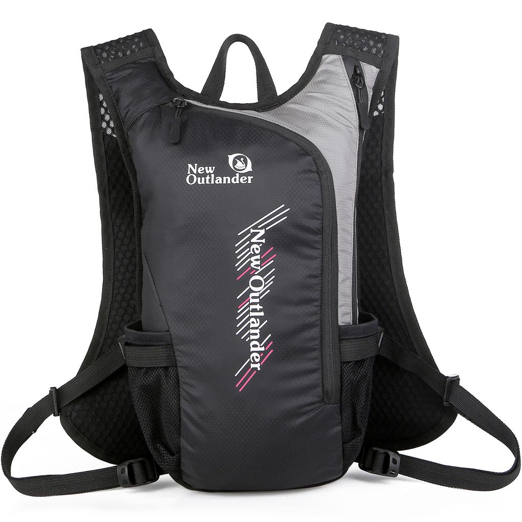 Breathable Hydration Backpack Nylon Reflective Water Bladder Backpack for Hiking Running Cycling