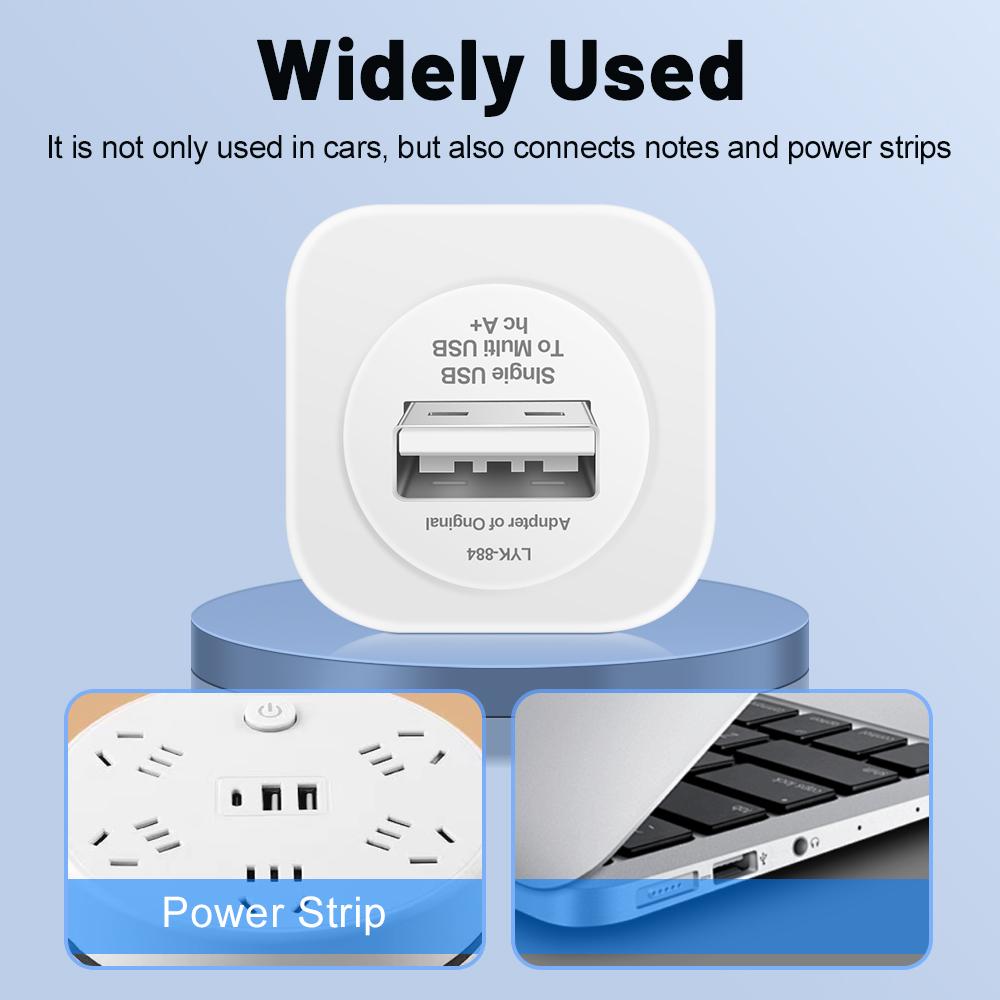 Расширитель USB Type-C на 3 порта 3 в 1 USB 2.0 Сплиттер USB Хаб Адаптер Многоцелевой Разъем Для iPhone 14 Samsung