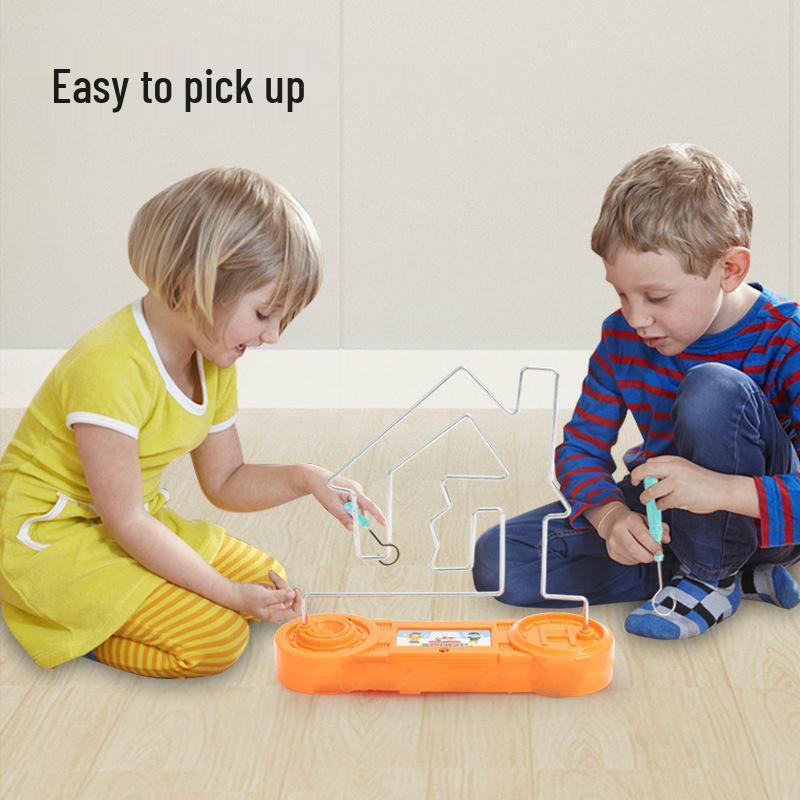 Electromagnetic Hot Wire Maze: Hand-Eye Coordination and Concentration Training Toy