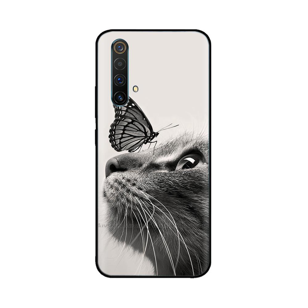 Для Realme X3 SuperZoom Чехол Силиконовая Задняя Крышка Чехол для Телефона для OPPO Realme X3 Realmi X 3 Чехол с Мягким Касанием Funda Etui Бампер Coque