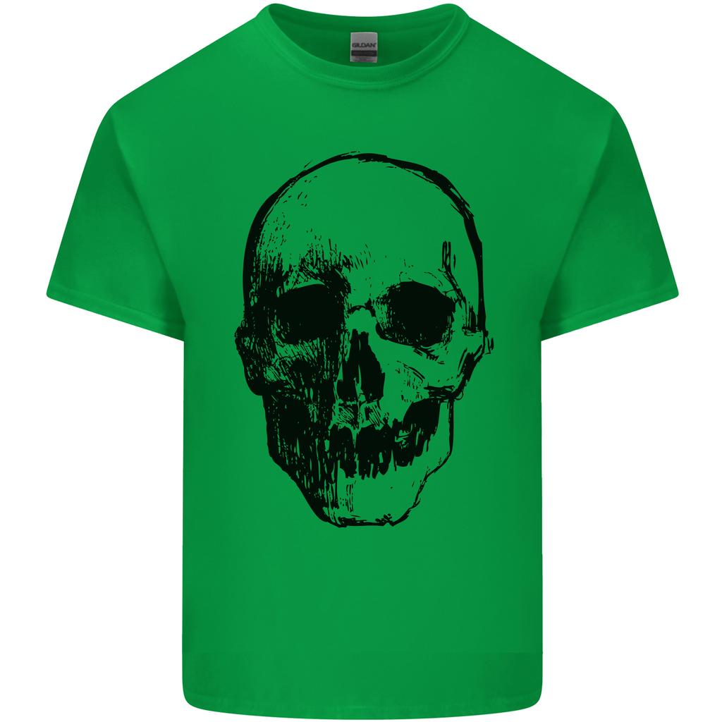 HuUnisex Skull Unisexs Light Cotton TShirt