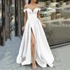 Women's Summer Sheath V Neck Backless Swing Sleeveless Long Dresses