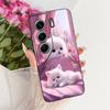Чехол для Tecno Camon 40 Pro 5G CM7 Модный Цветок Мягкий Черный Силиконовый Чехол для Tecno Camon 40 Pro Camon40 4G CM5 CM6