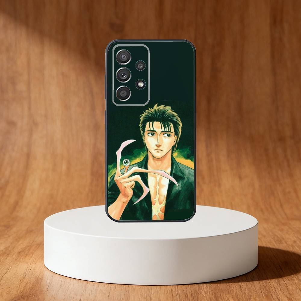 Anime P-Parasyte Phone Case For Samsung S25,S24,S21,S22,S23,S30,Ultra,S20,Plus,Fe,Note,10,9,5G Black Cover