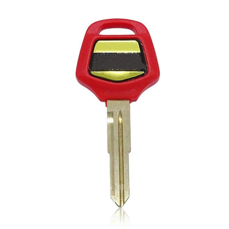 1 Pcs Black and Red Motorcycle Accessories Blank Key Embryo Uncut Blade For Honda Goldwing GL1000 GL1200 GL1500 GL1800 2001-2011