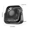 3 Speed Desk Fan Low Noise Table Cooling Fan Student Fan Small Standing Fans  School