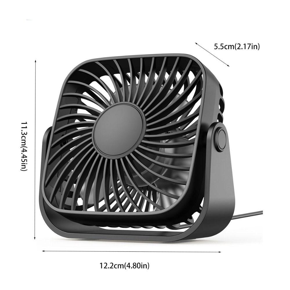 3 Speed Desk Fan Low Noise Table Cooling Fan Student Fan Small Standing Fans School