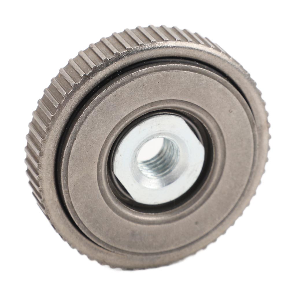 Прижимная пластина угловой шлифовальной машины M10 с резьбой серебристого цвета, быстросъемная зажимная гайка угловой шлифовальной машины