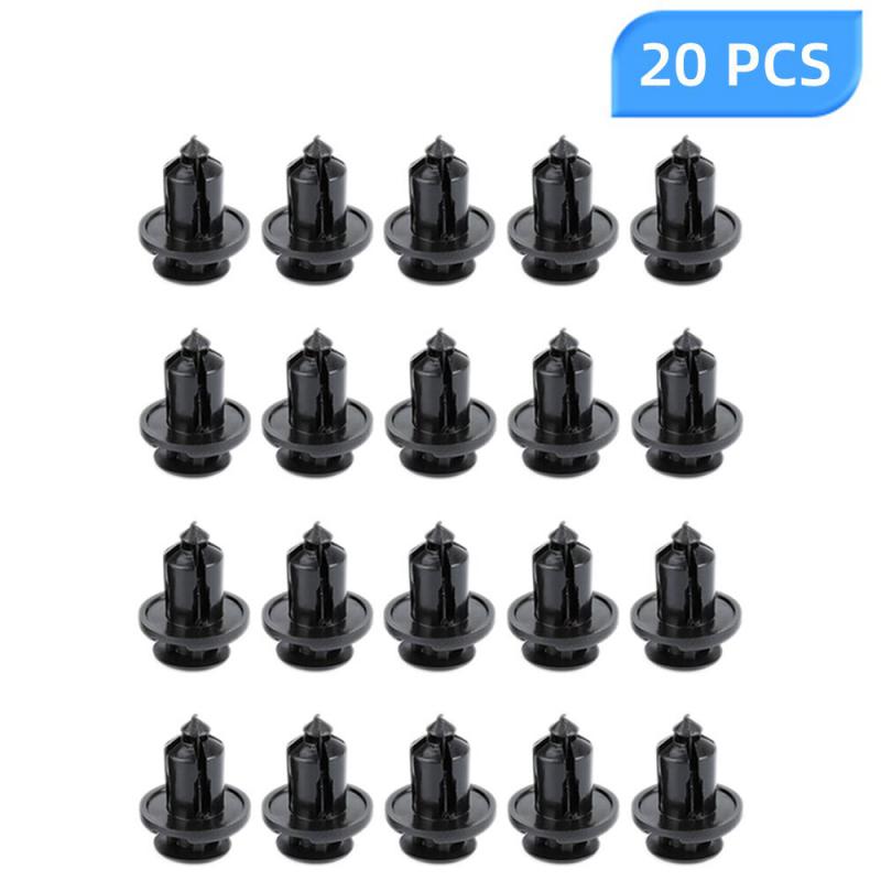 10-50 шт. черные крючки для фиксации переднего бампера и зажимы для крепления заклепок для отделки автомобиля Honda Accord, аксессуары