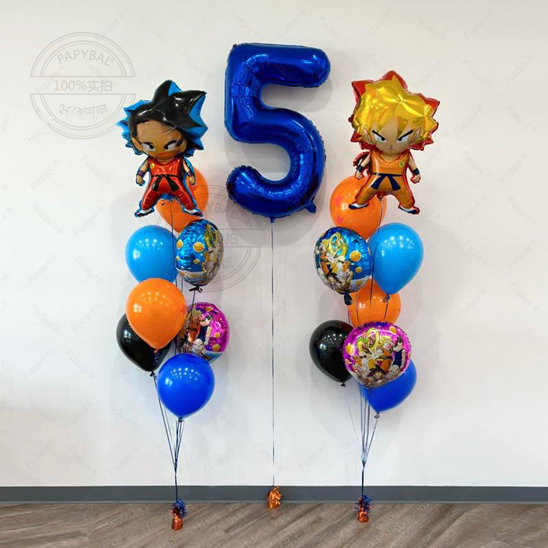 Анимационный Тематический Персонаж Алюминиевая Пленка Латексный Отрывной Набор Шаров Оформление на День Рождения Мальчика