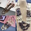Beaded Necklace Three-Layer Bohemian Style Necklace Sweater Chain Accessories Wooden