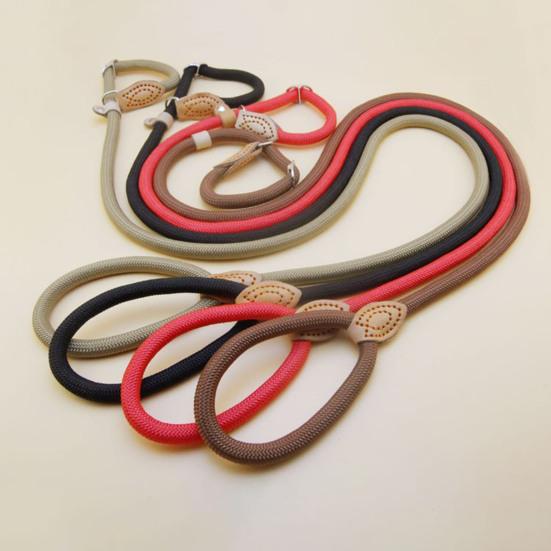 Поводки для собак, прочный нейлоновый поводок для собак среднего размера, поводок для дрессировки без натяжения для контроля ходьбы