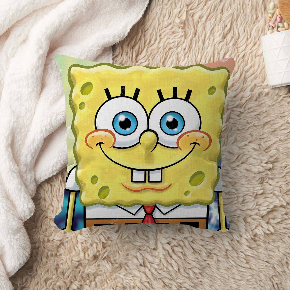 Cartoon SSpongebobs pillow cover sofa cushion cover home room decoration children gift