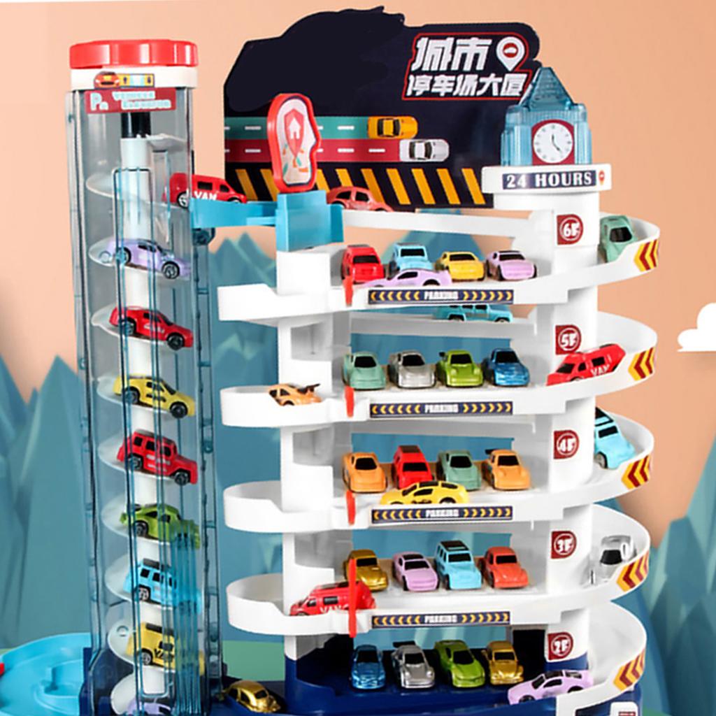 Игрушка для автомобильных рельсов Гибкая гравитационная горка Приключение Подарок на день рождения Игрушка для электромобиля