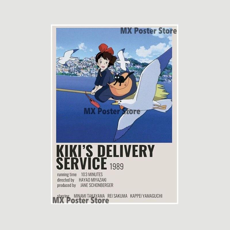 Убийца Демонов, белый бумажный плакат, классический японский аниме-сериал, художественная мультяшная живопись, наклейка для домашнего бара, художественная настенная декоративная фреска