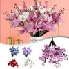 Beautiful Magnolia Bouquet 5 Prongs 20 Heads Realistic Fake Flowers for Interior Design Various Colors Available