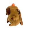 Warm Capybara Crossbody Bag Plush Shoulder Bag New Capybara Plush Backpack  for Girls