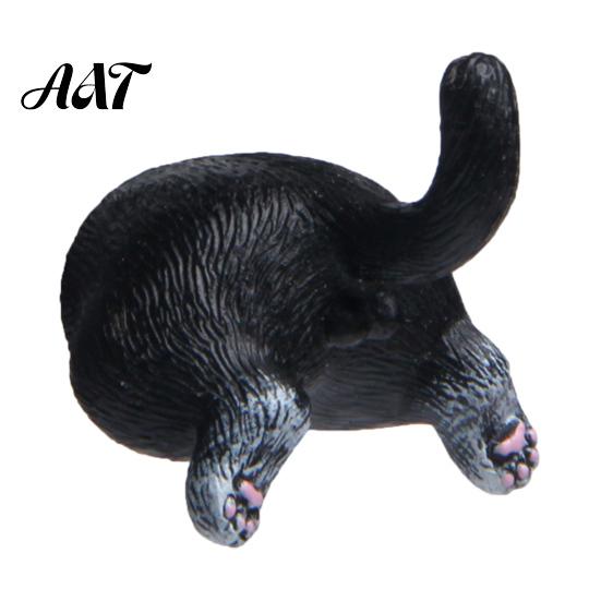 Animal Fridge Art 3D Cat Butt Refrigerator Magnet, Kitten Ass Whiteboard Cabinet Metal Surface Magnets Home Kitchen Office Decoration Gift for Lovers