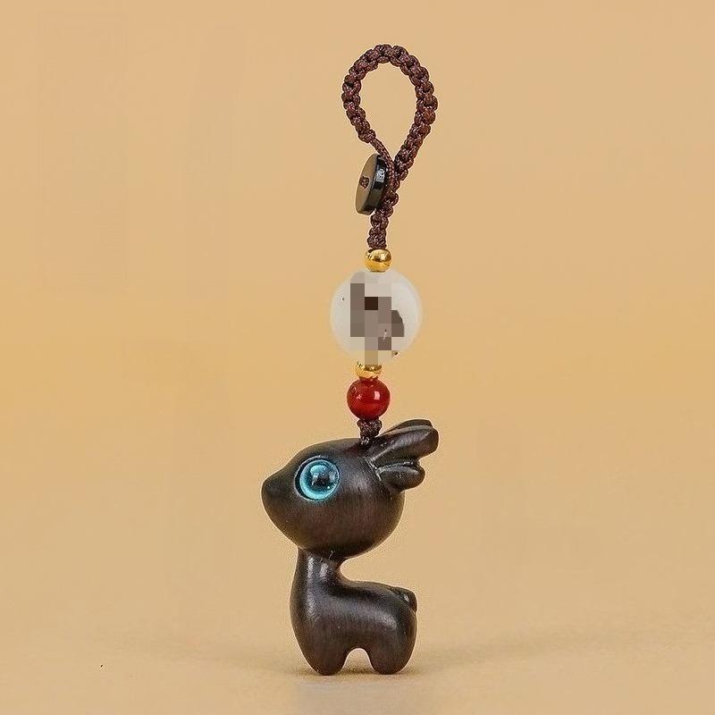 1 шт. Деревянный брелок для кошки Аниме Милый Брелок для мобильного телефона Цепочка для ключей от машины Деревянная подвеска Индивидуальность Креативный Милый Аксессуар для брелка