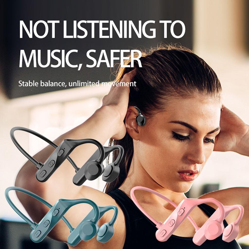 Wireless Bluetooth Headphones 5.0 Conduction Headphones Surrounding Headband Sports Headphones Lightweight Body