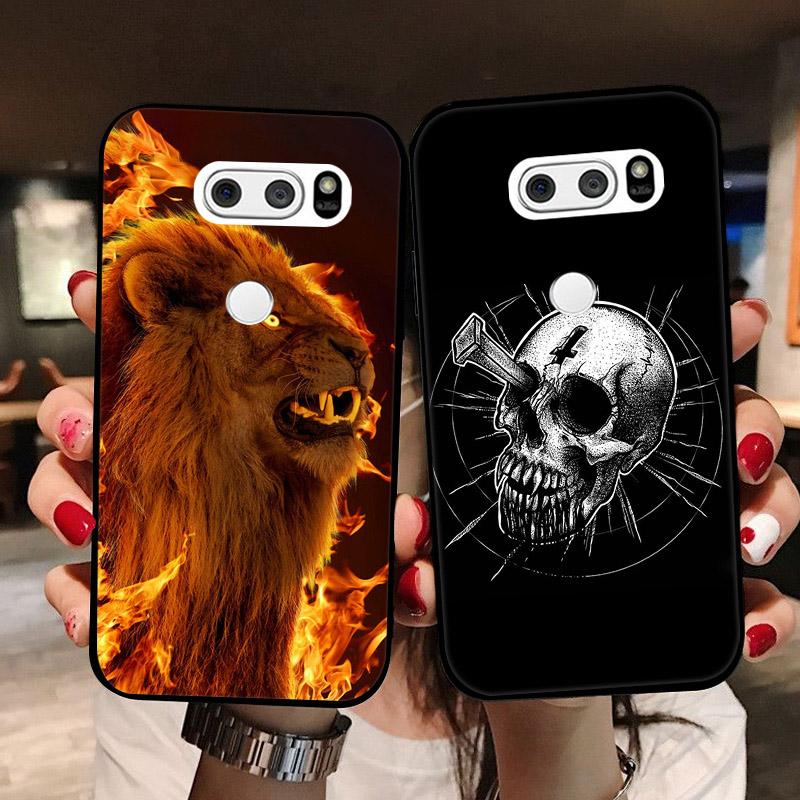 For LG V30 Plus Phone Case Lovely Panda Cartoon Painting Soft Siliocne Coque For LG V40 Thinq Cover Bumper for LG V30S V35 Thinq