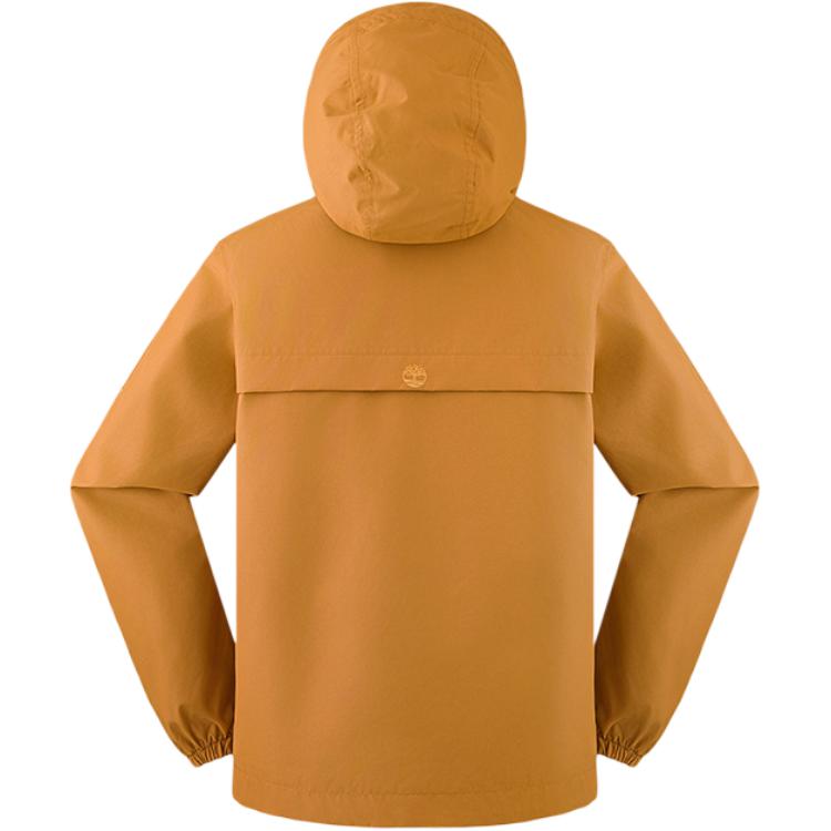 Timberland Af Wr Benton Shell Sports Casual Solid Color Hooded Jacket Woven Men Jackets Wheat A695W-P47
