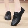 Women's Shoes Flat Heel Soft Sole White Shoes Leather Shoes Spring and Summer New Versatile Breathable Non-slip Women's Single Shoes Versatile