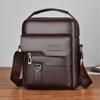 Men's Durable Shoulder Bag High Quality PU Leather Cross Body Sling Bags Travel Crossbody Fashion Pack for Male
