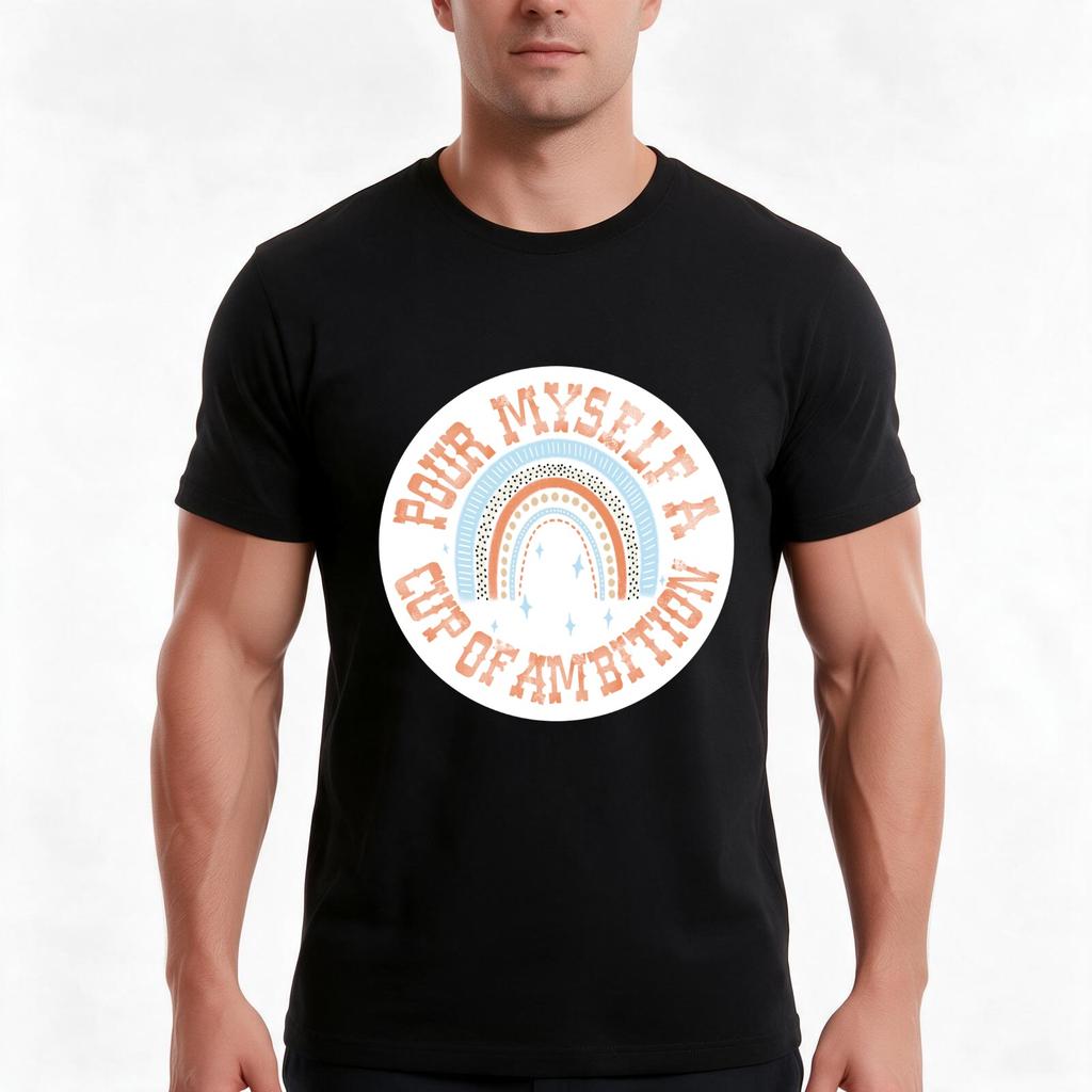 Pour Myself A Cup Of Ambition Dolly Parton TShirt Summer Casual Cotton Tee Oversized Streetwear Tops Vintage Graphic Print