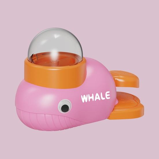 Dog Interactive Treat Dispensing Toy 2-in-1 Whale Design Food Puzzle Slow Feeder for Small Medium Dogs And Cats Mental Stimulation IQ Training