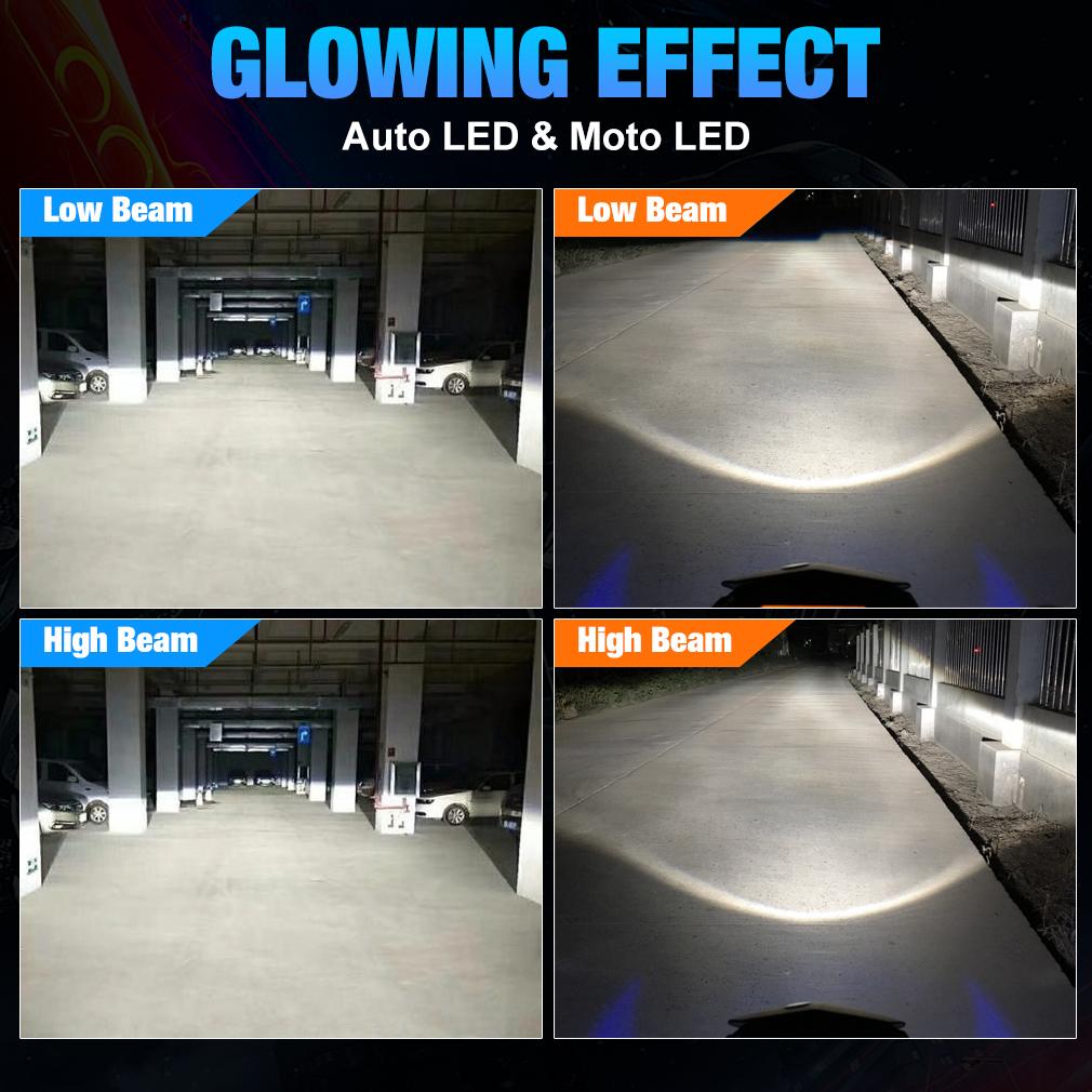 2 шт. 140 Вт 60000LM Двойная линза/Одна линза H4 Светодиодная лампа для фар Лампа проектора Дальний/ближний свет Автомобиль Модернизация LHD RHD Фара Canbus без ошибок