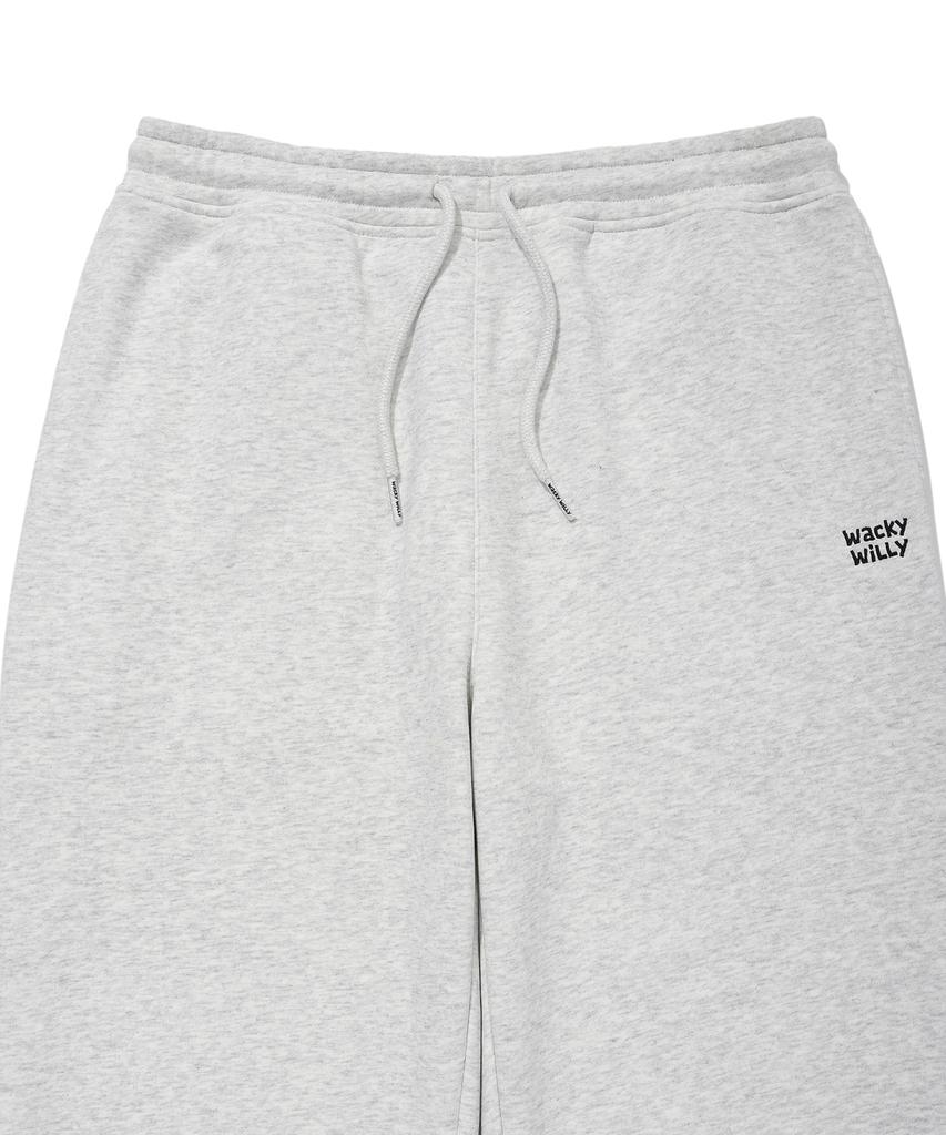 WACKY WILLY Signature Sweat Jogger Pants Light Grey