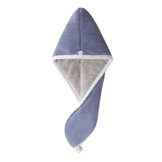 Шапочка для душа, быстросохнущая, с высоким водопоглощением, мягкая, двухслойная, впитывающая сухие волосы, обертывание для душа, полотенце, принадлежности для ванной комнаты