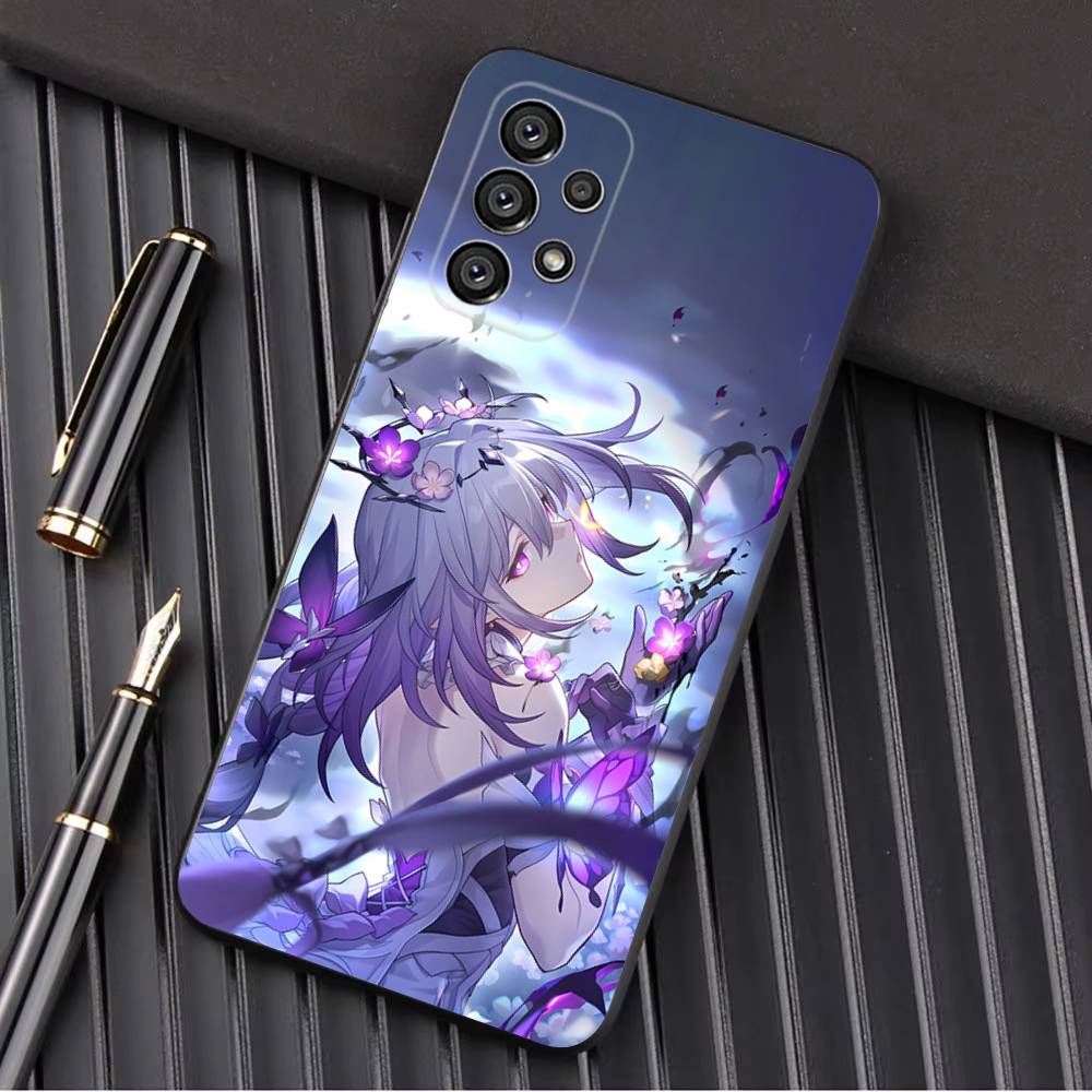 Чехол для телефона H-Honkai Castorice Star R-Rail для Samsung Galaxy A13, A21s, A22, A31, A32, A52, A53, A71, A80, A91, мягкий черный корпус