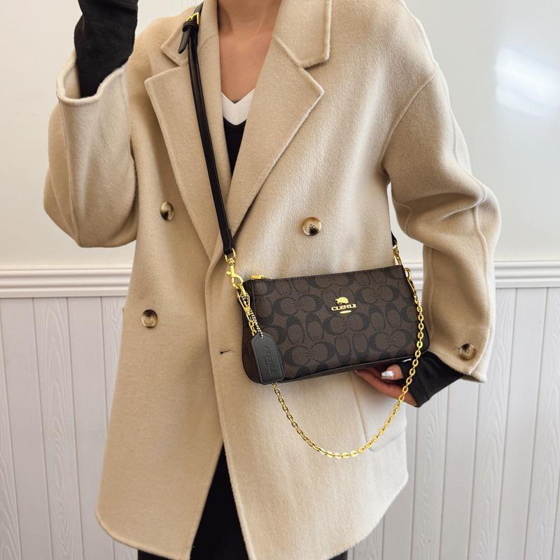 Сумка Женская Новая Сумка Под Мышку Классическая Сумка Через Плечо Кроссбоди Цепочка Маленькая Квадратная Сумка Женская