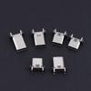 10 шт. Разъем Type-C Female 16-контактный Вертикальный 180 градусов Разъем USB Type-C H 9,3 мм/10 мм/10,5 мм/12,4 мм/13,1 мм/13,7 мм/15 мм