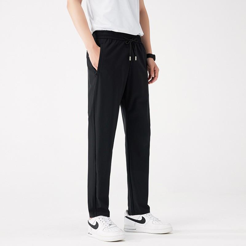 Mens Lightweight Breathable Stretch Pants 2026 Loose Fit Jogger Trousers Casual Wear