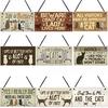 Cute Pet Cat Wooden Hanging Plaque Pendant Tag Vintage Hanger Board Sign Retro Wall Decor Pet Shop Cat House Decoration 20x10cm