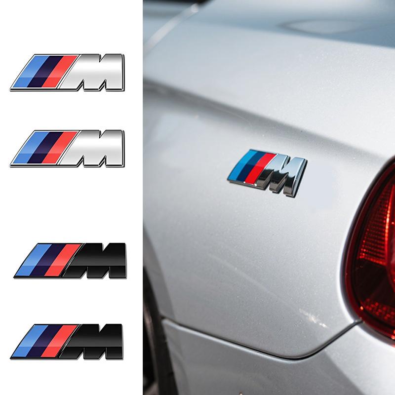 Car M Logo Fender Side Emblem Rear Trunk Badge Sticker Accessories For BMW E34 E46 E39 E38 E90 E60 E36 F30 F30 F10 E92 E38 E91
