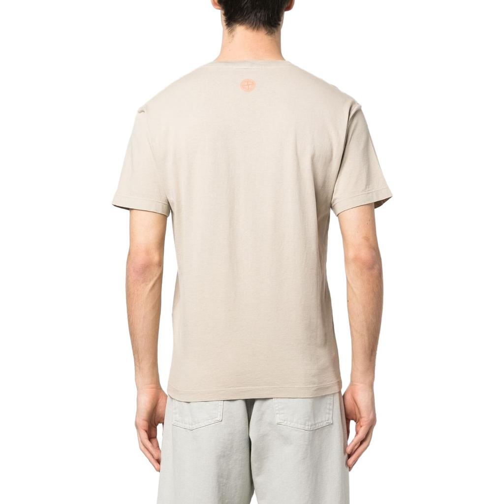 STONE ISLAND SS23 T Shirt Men's Ecru 781524688-V0092