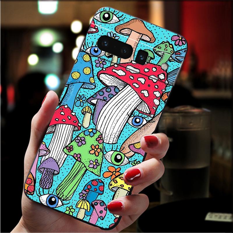 Phone Case for Google Pixel 10 9 Pro XL 9A 8 7 6 Pro Pixel 8A 7A 6A Pixel 8 7 6 5 Mushrooms Case