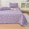 1 шт. Фиолетовый цветок Стеганые покрывала для кровати Толстое лоскутное одеяло Односпальное/Двуспальное/Кингсайз Цветочный стиль Стеганое одеяло Мягкое покрывало